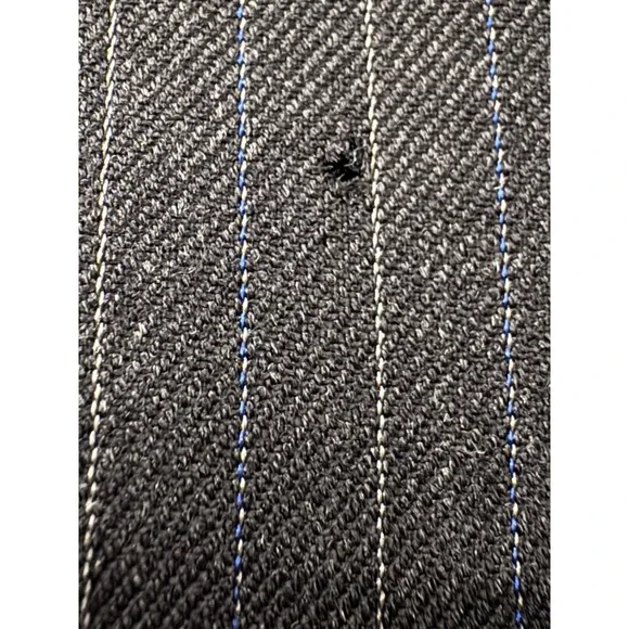 Lauren Ralph Lauren Charcoal Pinstripe Wool Blazer Mens Please Read Description